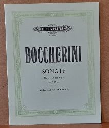 Boccherini, Luigi  Sonate B-DUR fr Violine und Klavier (Cembalo) Opus 5 Nr. 3 (Hg. Dieter Vorholz) 