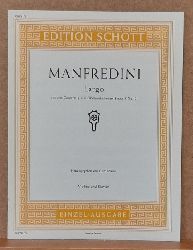 Manfredini, Francesco  Largo aus dem Concerto grosso (Weihnachtskonzert) Opus 3 No. 12 (Violine und Klavier, Hg. Curt Bhme) 