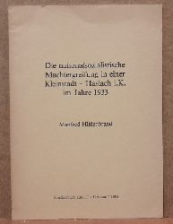 Hildenbrand, Manfred  Die nationalsozialistische Machtergreifung in einer Kleinstadt - Haslach i.K. im Jahre 1933 