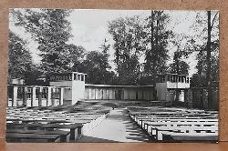  Ansichtskarte AK Leipzig Clara-Zetkin-Park, Freilichtbhne (beschrieben, adressiert an Gustav Belser Biberach) 