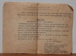 Anonym  Gedicht ber den Hunger 20.5.1942 whrend des 2. Weltkriegs 