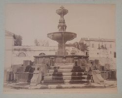   Orig. Fotografie Viterbo Piazza della Rocca La Fontana (Vignola) 