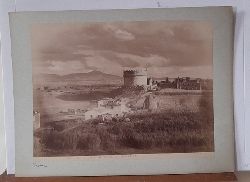   Orig.Fotografie ROMA ROM Sepolcro di Cecilia Metella um 1870 Grabmal 