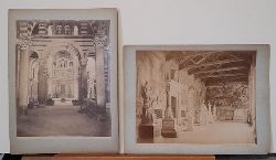   2 x Orig. Fotografie PISA Galleria Est del Camposa + Duomo Navata del Saramonte 