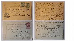 Brahm, Thiel  2 x Postkarte / Ganzsache. Nachricht zu einer Bestellung v. Thiel Brahm, Anvers v. 13. Jan. 1905 + 31.Dec. 1904 (Adressiert an A. Bielefeld`s Hofbuchhandlung (Liebermann), Karlsruhe) 