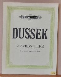 Dussek, J.L. (Johann Ludwig auch Ladislaus) und Adolf (Rev.) Ruthardt  Klavierstcke / Piano Pieces / Morceaux de Piano, Heft 2. Stcke 