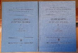 Quintilianus und Ludig (Ed.) Radermacher  M. Fabi Quintiliani Institutionis Oratoriae Libri XII (Pars Prior + Secunda (Libros I-V Continens + Libros VII-XII Continens) 