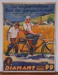 Diamant  Werbeblatt fr "Diamant Modell 99 (Fahrrad). Das unbertroffene Rad der Landwirtschaft 