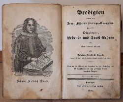 Starck, Johann Friedrich  Predigten ber die Sonn-, Fest- und Feiertags-Evangelien, das ist: Glaubens-,Lebens- und Trost-Lehren fr Gott liebende Seelen 