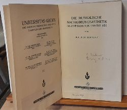 Serauky, Walter  Die musikalische Nachahmungssthetik im Zeitraum von 1700 bis 1850 