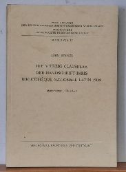 Stenzl, Jrg  Die vierzig Clausulae der Handschrift Paris, Bibliothque nationale latin 15139  (Saint Victor - Clausulae) 