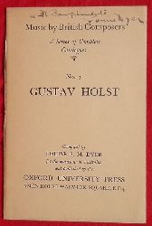 Dyer, Louise B.M.  Gustav Holst 