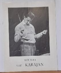 von Karajan, Herbert  Vendredi 23 Octobre 1953. Deuxieme Concert de L`Orchestre Symphonique de Vienne (Theatre National du Palais de Chaillot) 