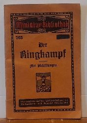 ohne Autor  Der Ringkampf (Miniaturbuch) 