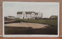   Ansichtskarte AK Prestatyn Golf Club. Club House and 18th Green 