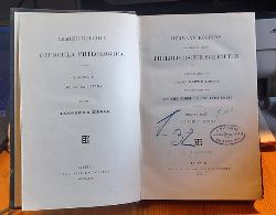 Koechly, Hermann  Gesammelte kleine Philologische Schriften. Erster Band (1.) Opuscula Latina Zweiter Band (2.) Deutsche Aufstze (unter Leitung von Georg Martin Thomas, hg. v. Gottfried Kinkel Iun. und Ernst Bckel) 