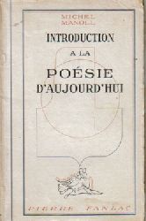 Manoll, Michel,  Introduction a la Poesie D