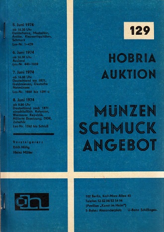 Autorengruppe;  129. Horbia-Münzen-Auktion - Münzen, Schmuck Angebot 