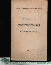 Irving, Washington:  Straford-on-avon and Rip van Winkle Hubers fremdsprachliche Texte 