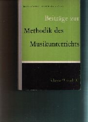 Stange, Hans und Katharina Kucera:  Beitrge zur Methodik des Musikunterrichts in den Klassen 9/10 