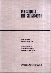 Ortlieb, Heinz-Dietrich und Friedrich-Wilhelm Drge;  Wirtschafts- und Sozialpolitik Modellanalysen politischer Probleme 