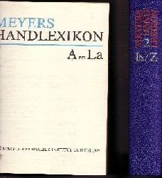 Gschel, Heinz:  Meyers Handlexikon - Band 1 + 2 Band 1: A bis La und Band  2: Lb bis Z, 