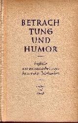 Hock, Erich:  Betrachtung und Humor Englische und amerikanische Essays des 18. und 19. Jahrhunderts - Englisch und Deutsch 