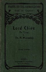 Macaulay, Th. B.:  Lord Clive Franzsische und englische Schulbibliothek - Band 16 - Englisch 