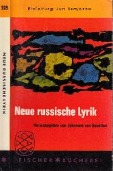 Von Guenther, Johannes;  Neue Russische Lyrik Mit einer Einleitung von Juri Semjonow 