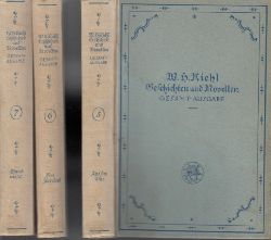 Riehl, W. H.;  W. H. Riehls Geschichten und Novellen Band 5, 6, 7 3 Bcher 