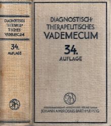 Autorengruppe;  Diagnostisch-therapeutisches Vademecum fr Studierende und rzte Mit 31 Abbildungen im Text 