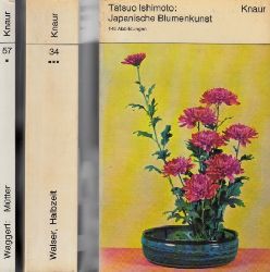 Walser, Martin, Tatsuo Ishimoto und Heinrich Waggerle;  Halbzeit - Japanische Blumenkunst - Mtter 3 Bcher 