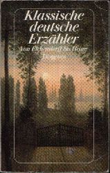 Strich, Christian und Fritz Eicken;  Klassische deutsche Erzhler II Von Joseph von Eichendorff bis Heinrich Heine 