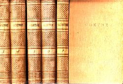 Wiegler, Paul;  Goethes Werke in Auswahl 1. bis 5. Band 