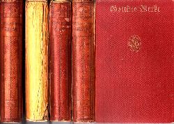 Scheidemantel, Eduard, Karl Alt und Robert Riemann;  Goethes Werke - Auswahl in zehn Teilen - 4 Bcher 
