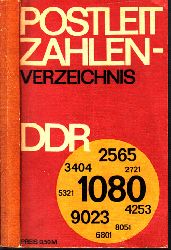Ministerium fr Post- und Fernmeldewesen der DDR  (Herausgeber);  Postleitzahlenverzeichnis der DDR 