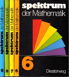 Tischel, Gerhard, Helmut Achilles Dietrich Hillmann u. a.;  Spektrum der Mathematik 6., 7., 8., 9. Schuljahr 4 Bcher 