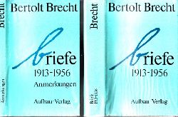Brecht, Bertolt;  Briefe 1913-1956 Band 1 Band 2 