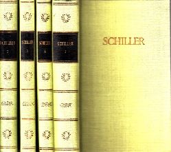 Mller, Joachim;  Schillers Werke in fnf Bnden - Band 2, 3, 4, 5 4 Bcher 