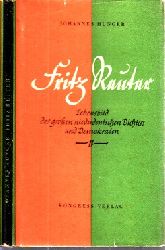 Hunger, Johannes;  Fritz Reuter - Lebensbild des groen niederdeutschen Dichters und Demokraten 