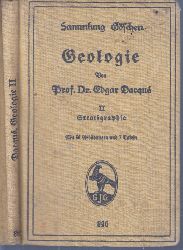 Dacque, Edgar;  Geologie Sammlung Gschen mit 56 Abbildungen und 7 Tafeln 