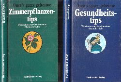 Ulm, Ebner;  Oma`s ganz geheime Zimmerpflanzentips + Oma`s ganz geheime Gesundheitstips 2 Bcher 