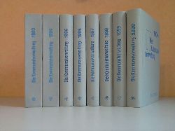 Frasch, Werner und Peter Neumann;  Die Kommunalverwaltung. Ausgabe Sachsen 1993 bis 2000 - Fachzeitschrift fr die kommunale Selbstverwaltung 8 Bcher 