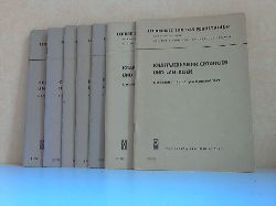 Wengner, Max und Heinz Bhm;  Kraftwerkseinrichtungen und -anlagen Lehrbriefe 1 bis 7 7 Heftchen 