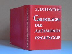 Rubinstein, S.L.;  Grundlagen der Allgemeinen Psychologie bersetzung aus dem Russischen 
