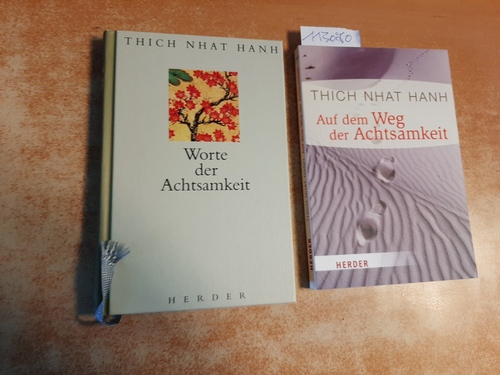 Thích Nhat Hanh  Worte der Achtsamkeit + Auf dem Weg der Achtsamkeit (2 BÜCHER) 