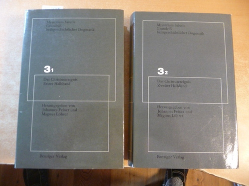 Feiner, Johannes ; Löhrer, Magnus  [Hrsg.]  Mysterium Salutis. Grundriß heilsgeschichtlicher Dogmatik. Band III/I. + III/II Das Christusereignis. (2 Bände) 