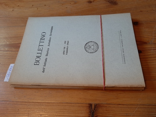 Diverse  Bollettino dell'Istituto Storico Artistico Orvietano- VIII.-192 + IX. - 1953 + X. - 1954 + XII. - 1956 (4 BÜCHER) 