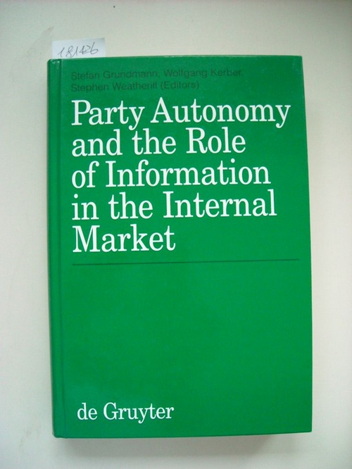 Diverse  Party autonomy and the role of information in the internal market 