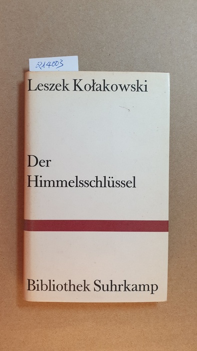 Ko&#322;akowski, Leszek (Verfasser)  Der Himmelsschlüssel : Erbaul. Geschichten (Bibliothek Suhrkamp ; Bd. 207) 